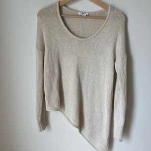 Helmut Lang Alpaca Asymmetrical Sweater